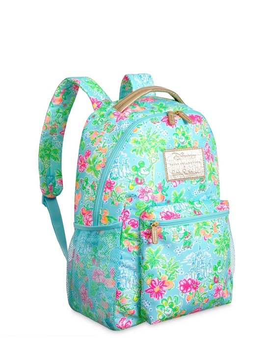 Lilly Pulitzer Handbags - Disney Parks x Lilly Pulitzer Backpack Mickey Minnie Cinderella Castle Tropical